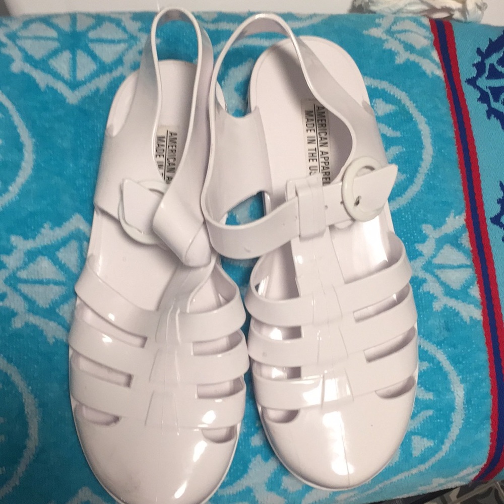 American Apparel jelly shoes NWOT